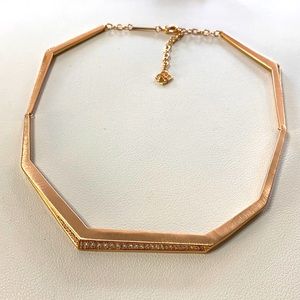 Rose Gold Kendra Scott Cuff Necklace (Adjustable)